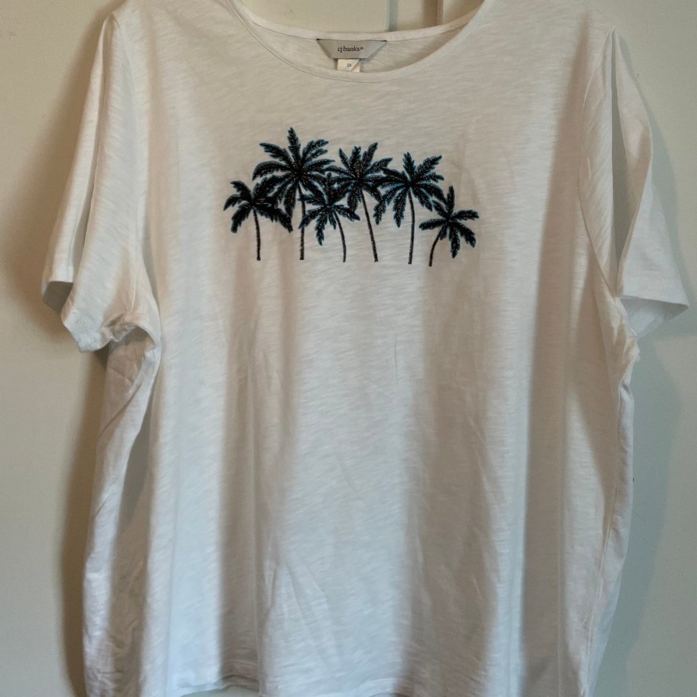 CJ Banks short-sleeve top